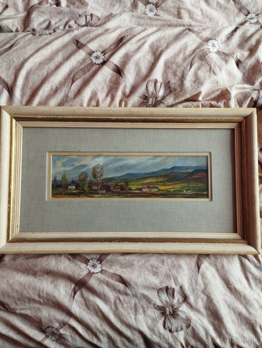 Obraz krajina Emil Pavlovič 1962
