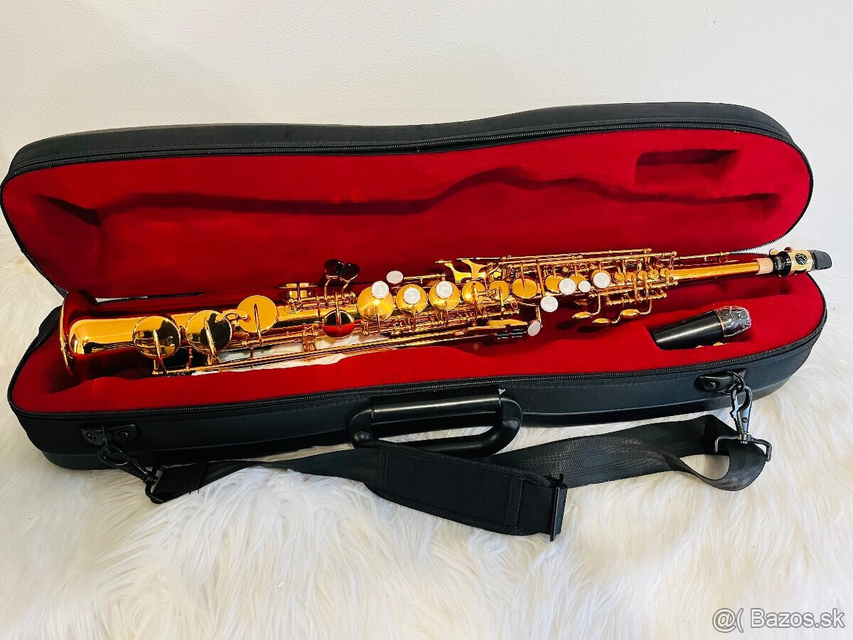 Predám nový B- SOPRÁN saxofón- kópia k modelu SELMER- nádher