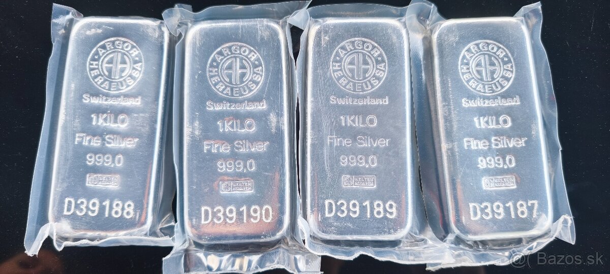 Investičné striebro 1kg
