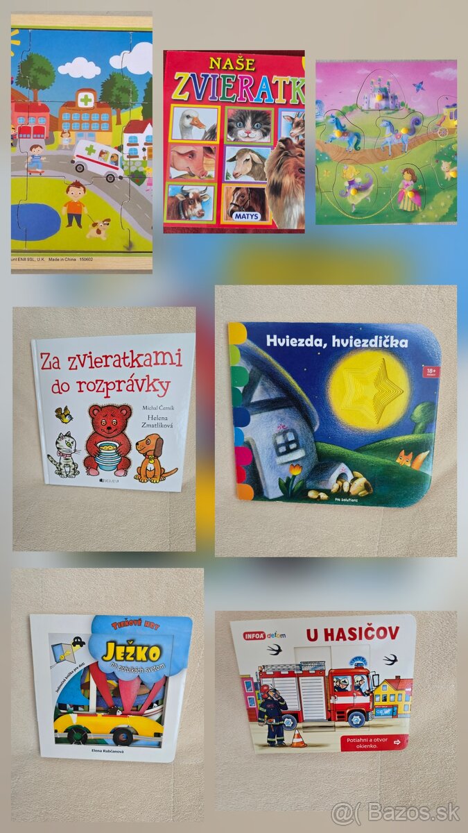 Leporelo kniha pre deti mix