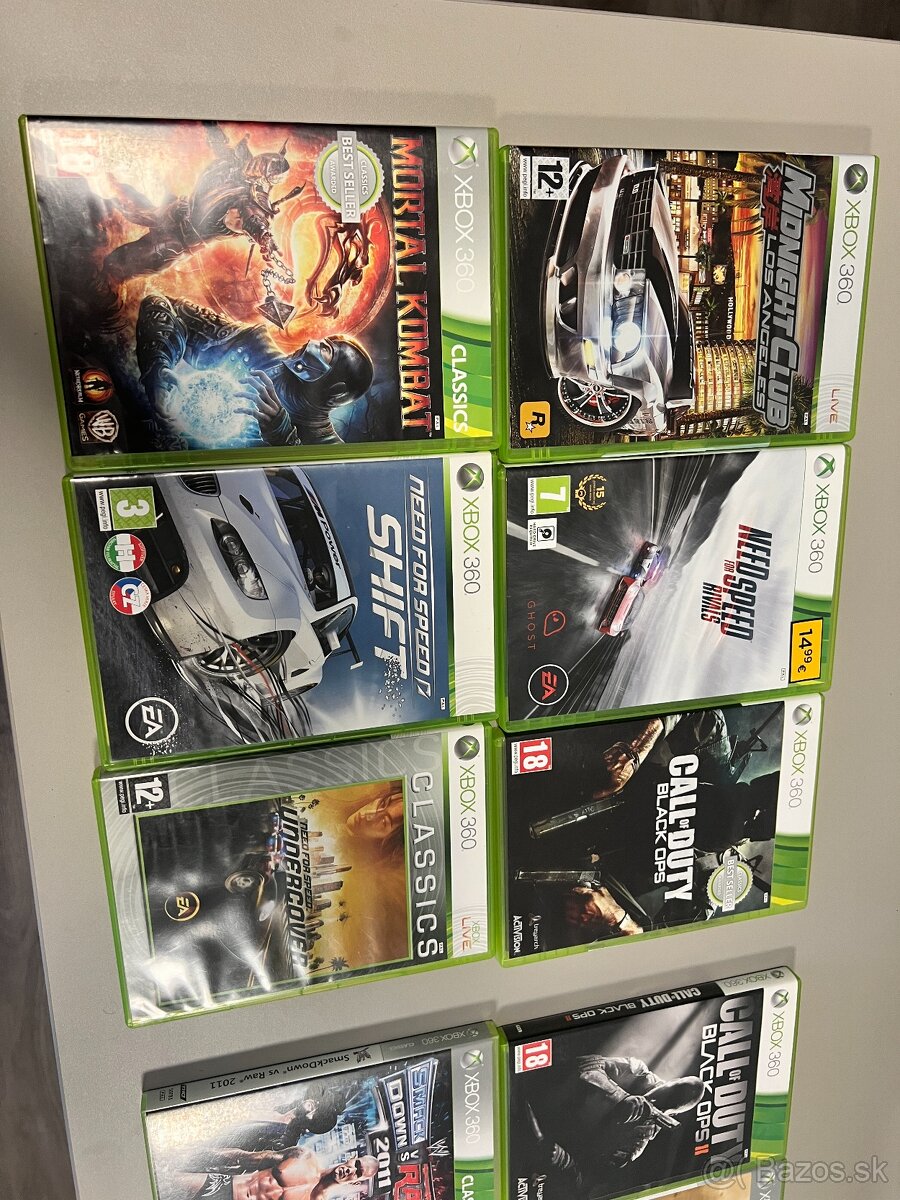 Hry na xbox 360
