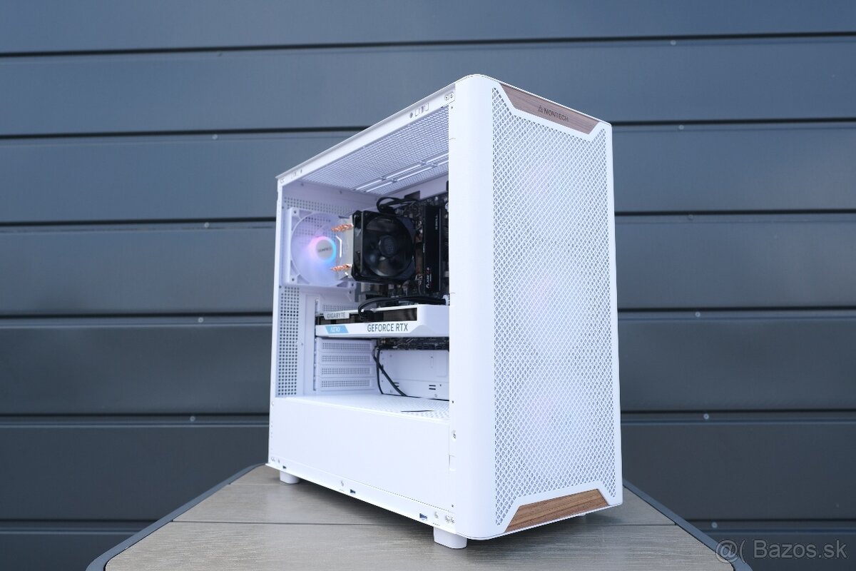 Herný PC, Ryzen 5 7600X, RTX 4060, 48GB RAM, SSD, 24m