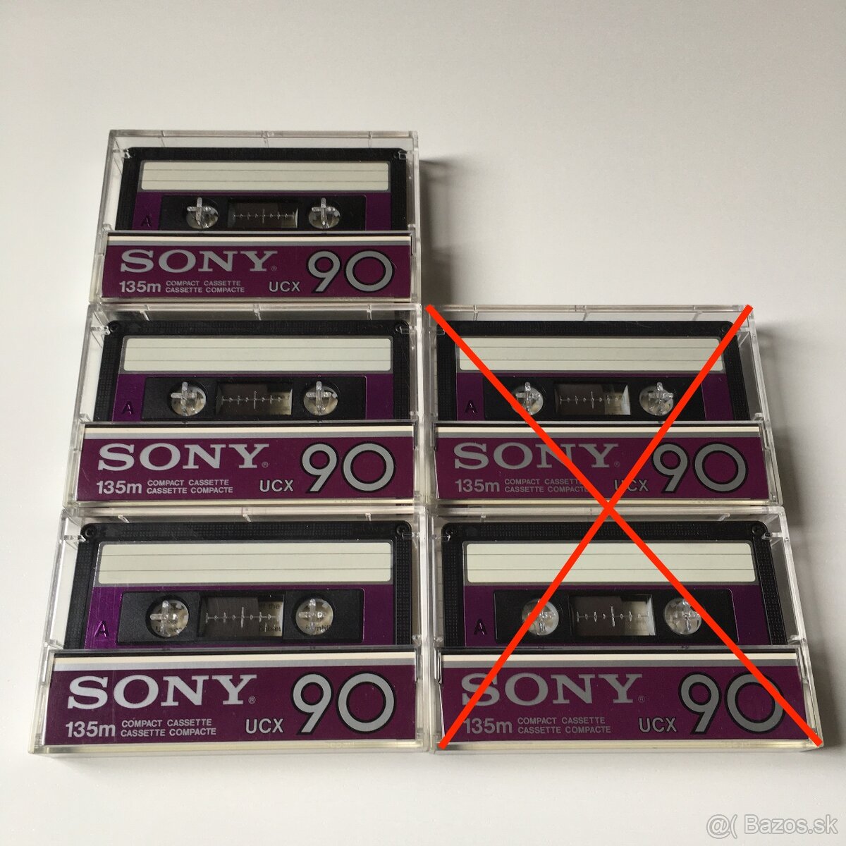AUDIOKAZETY - MC KAZETY - SONY UCX 90 CHROME (REZERVOVANÉ)