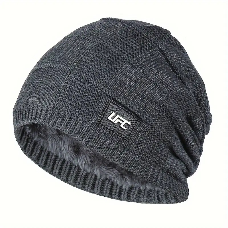 Nové pletené teplé čiapky UFC