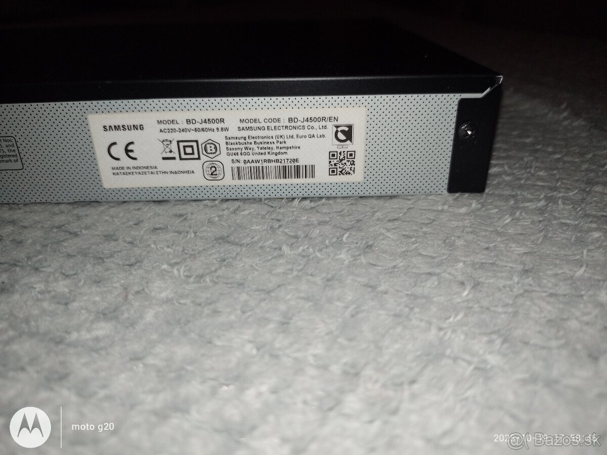Samsung DVD Blu-Ray prehrávač