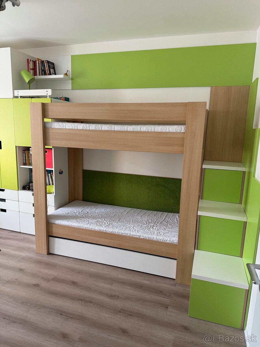 Detská poschodová posteľ