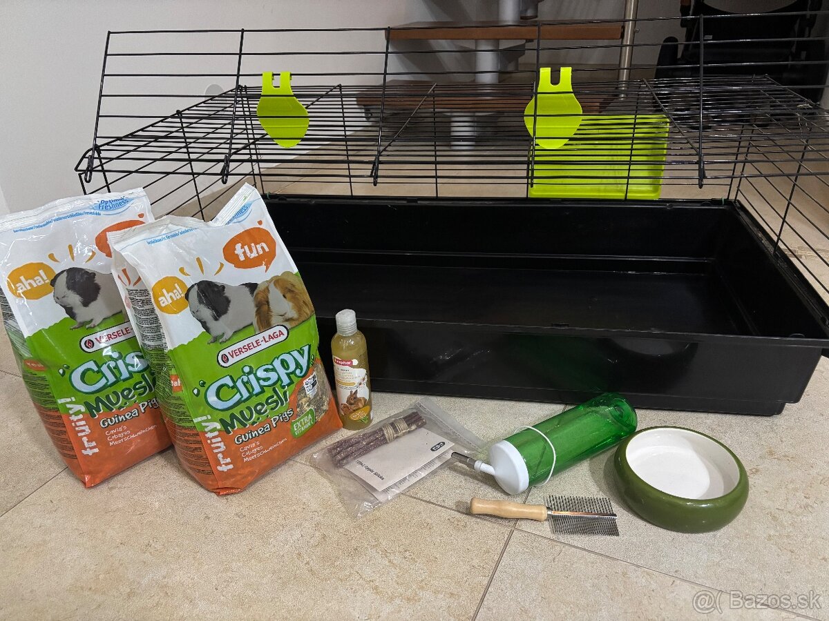 Klietka a príslušenstvo pre morča