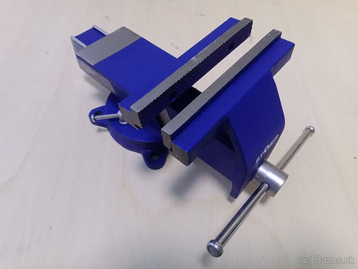 Dielensky zverák oceľový, otočný 150mm