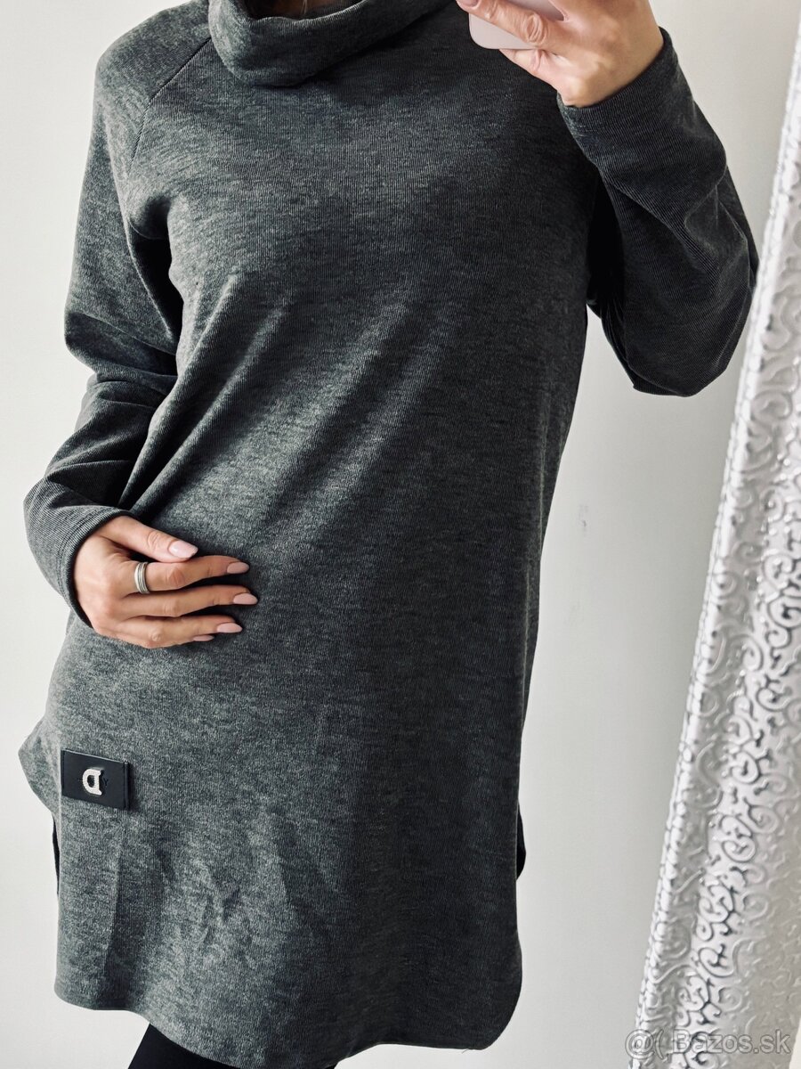 Damsky predlženy rolak grey D