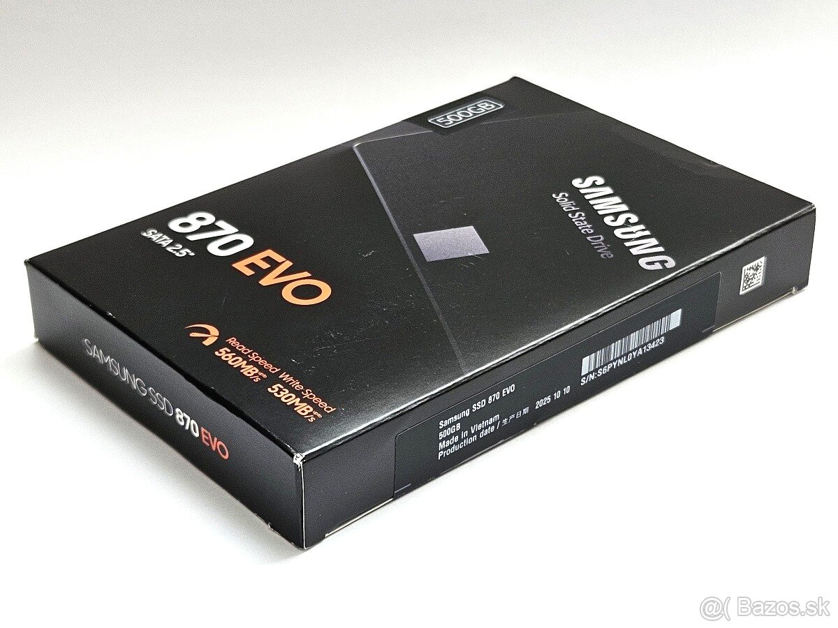 Samsung 870 EVO 500GB 2.5" SSD SATA3