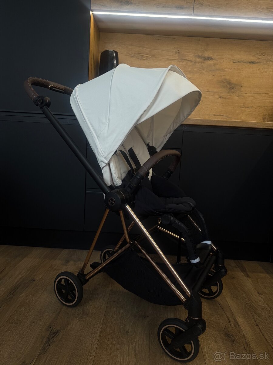 Cybex mios 3.0 rosegold s off white poťahom