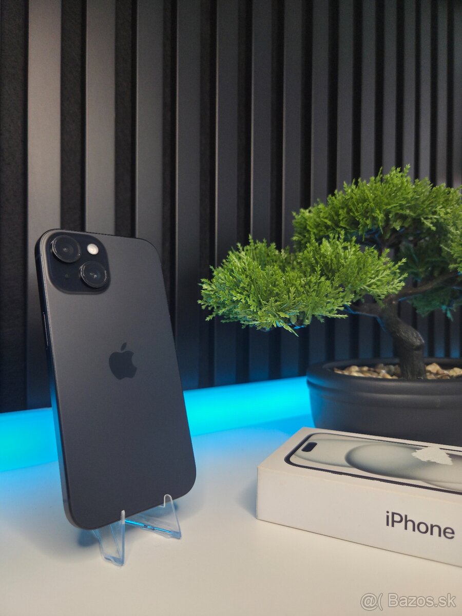 🌟 iPhone 15 128 GB Black | Záruka 1 Rok