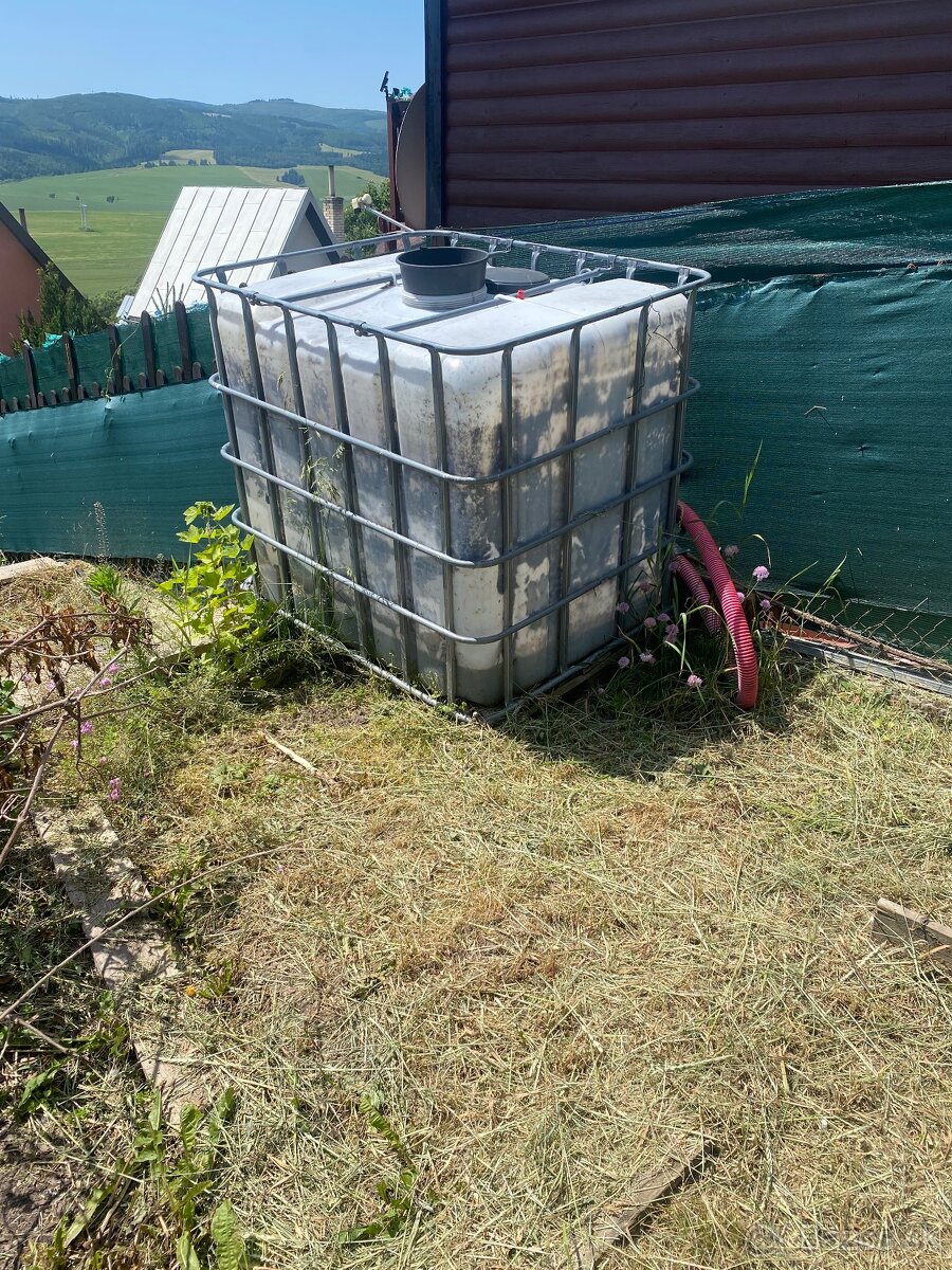Ibc kontajner - nádrž na vodu 1000 litrová