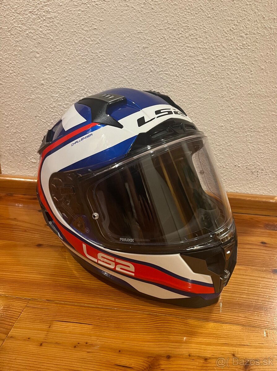 LS2 Challenger Fusion Blue/Red – veľkosť XL