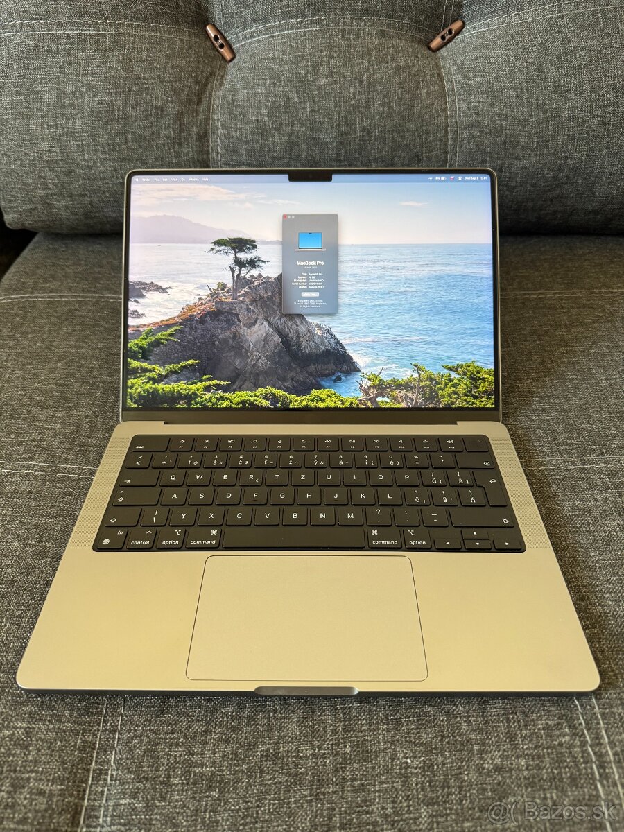 MacBook Pro 14" (2021) – M1 Pro, 16 GB RAM, 512 GB SSD