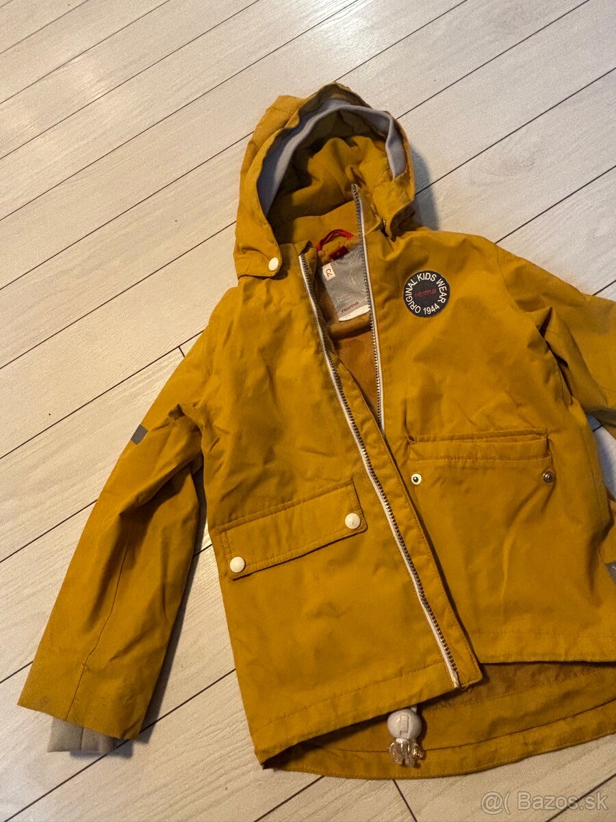 Reima detska bunda velkost 116 na prechodne obdobie