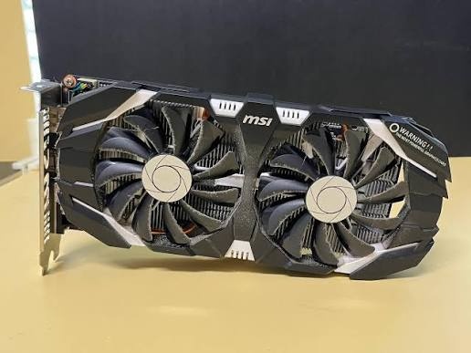 Grafická karta MSI GeForce GTX 1060 ARMOR 8G OCV1 8GB PCIe G