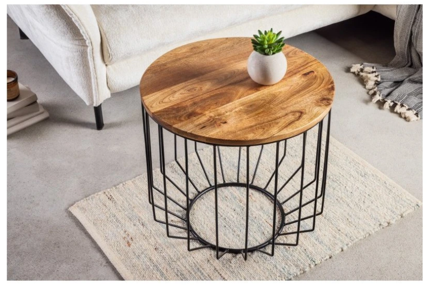 Konferenčný stolík Factory Loft 56 cm prírodná man