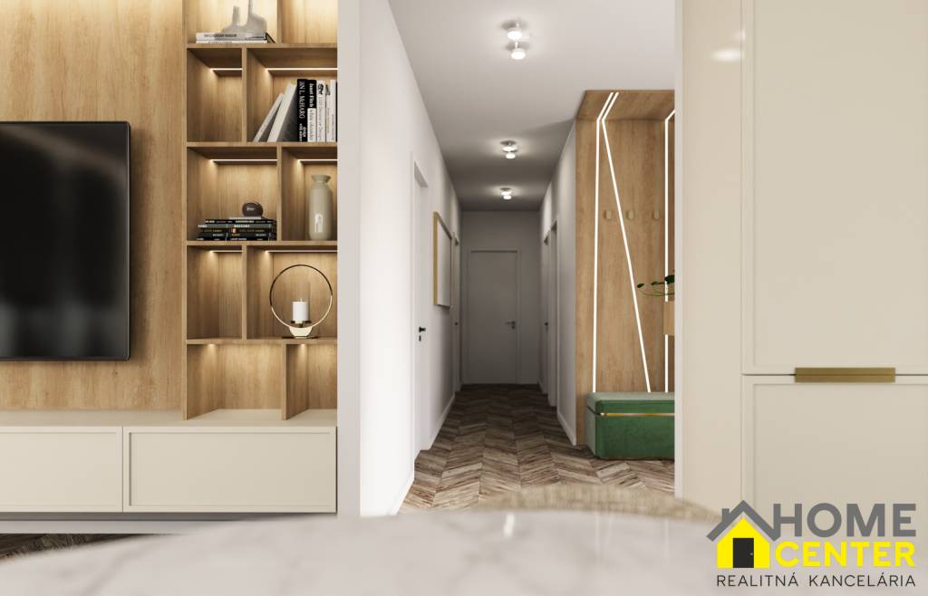 NA PREDAJ KRÁSNY 3 IZBOVÝ BYT S VEĽKOU TERASOU V NOVOSTAVBE