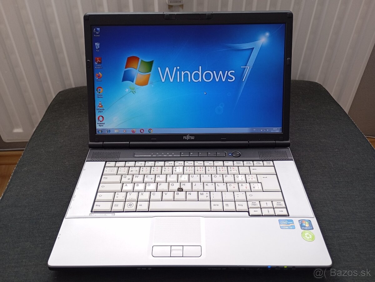 Fujitsu Lifebook e751, Intel® Core™i3 , 8gb ram RS232 ,Win7