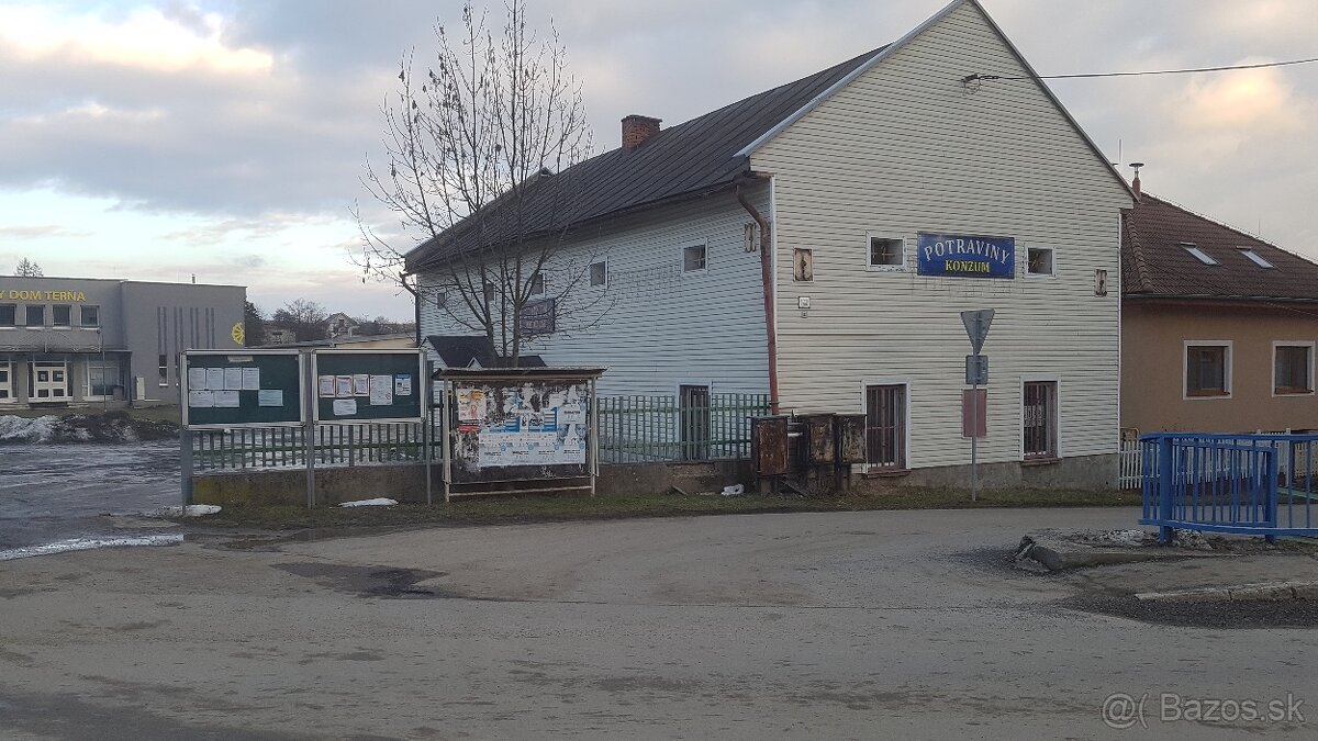 Polyfunkčna budova na predaj + 625m² pozemku pri budove