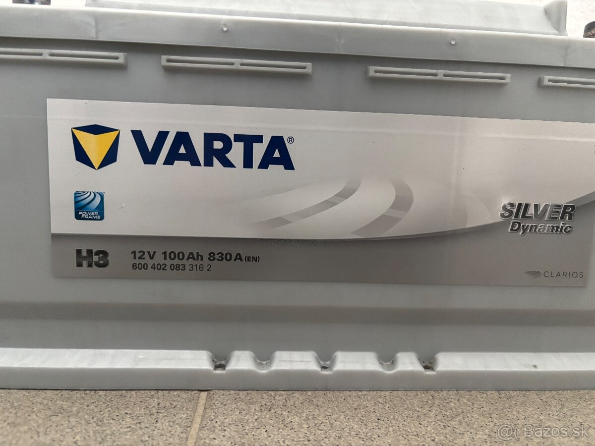 Autobateria Varta Silver Dynamic 12v 100Ah 830a
