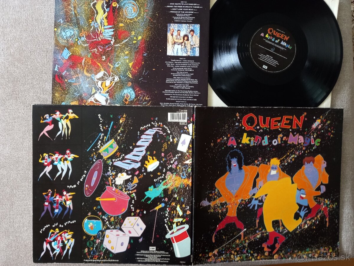 QUEEN “A Kind of Magic“/EMI 1986/rozkl obal+orig. vnut. ob/t