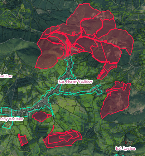 ZĽAVA Predám podiel v urbári Horný Vadičov - vyše 2,7 ha