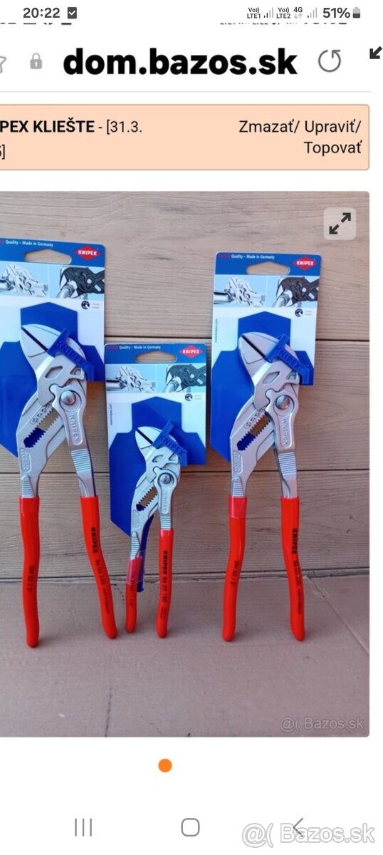 KLIEŠTE KNIPEX