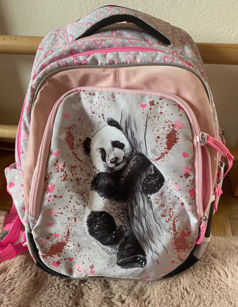 skolska taska 1.-4. rocnik panda