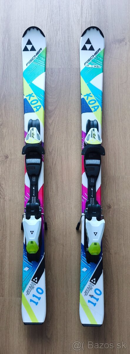 Predám detské zjazdové lyže Atomic 110 cm
