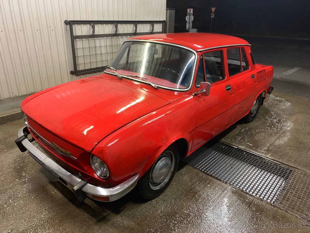 Škoda 100l rok vyroby 1975 s tp a spz