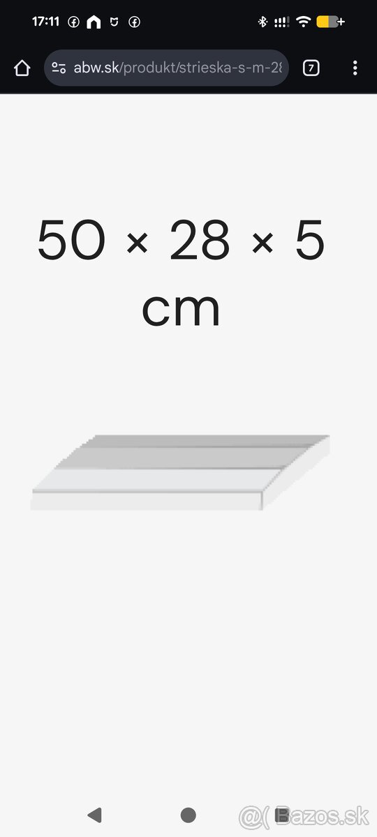 Betónová murikova strieška