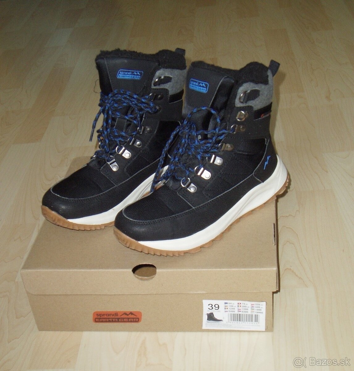 Zimné topánky, čižmy veľ. 39