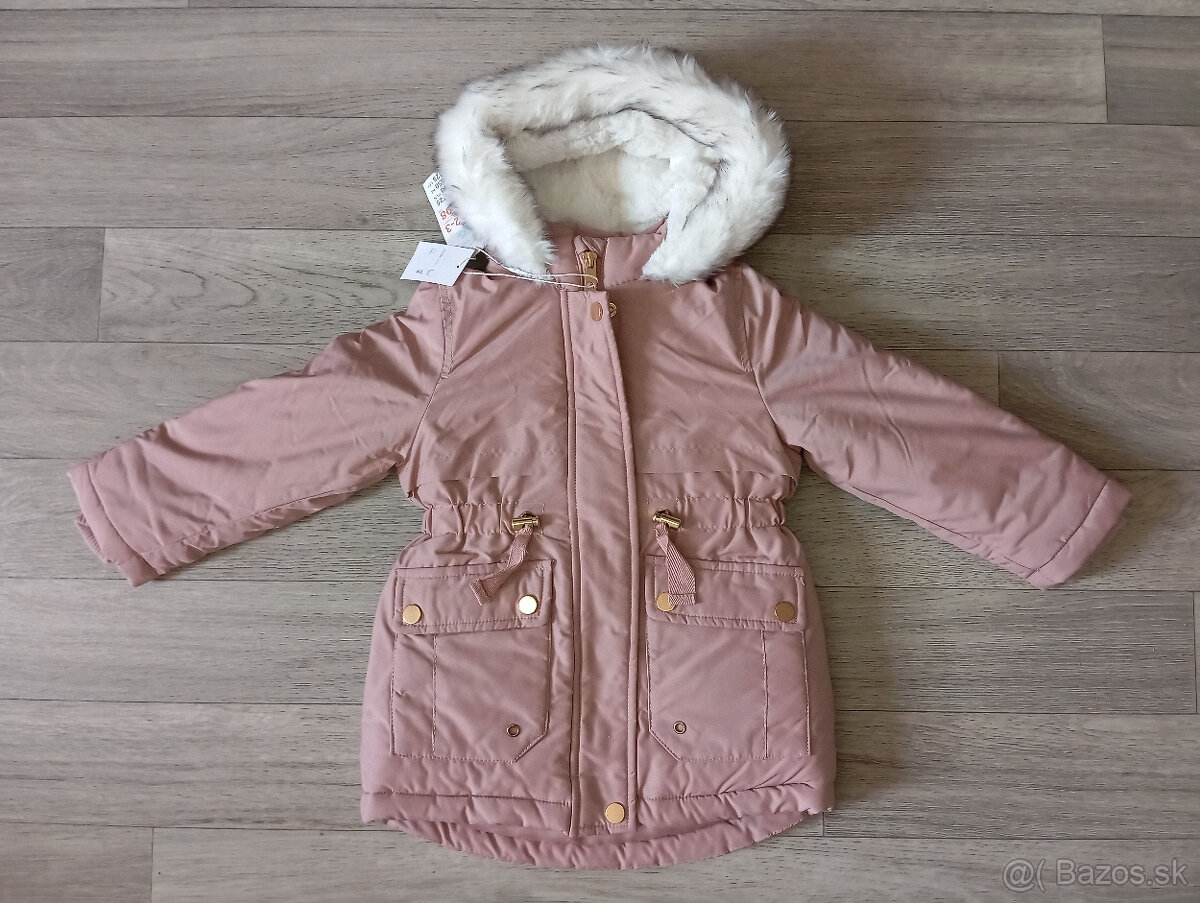 Hrubá zimná bunda veľkosť 98