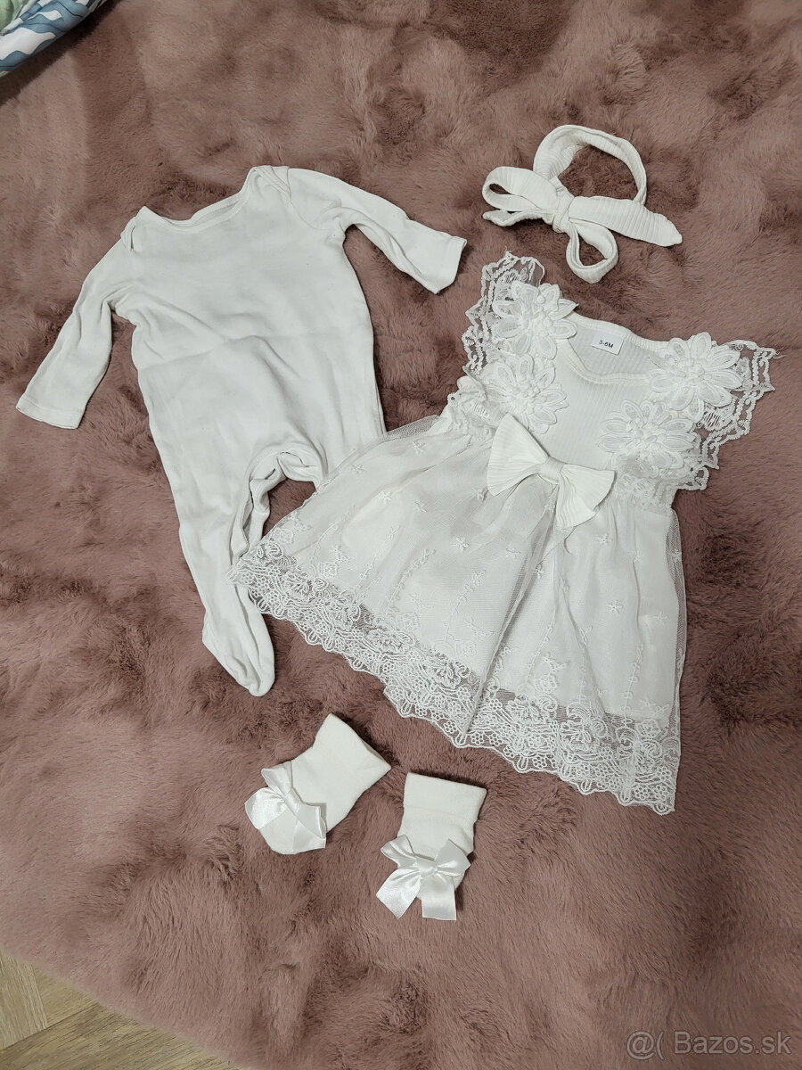 KOMPLET na krstiny vek 0-6 mes