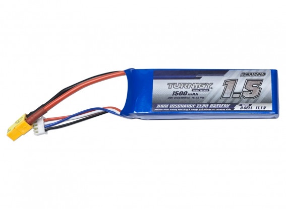Lipo batéria Turnigy 1500mAh 3S 20C