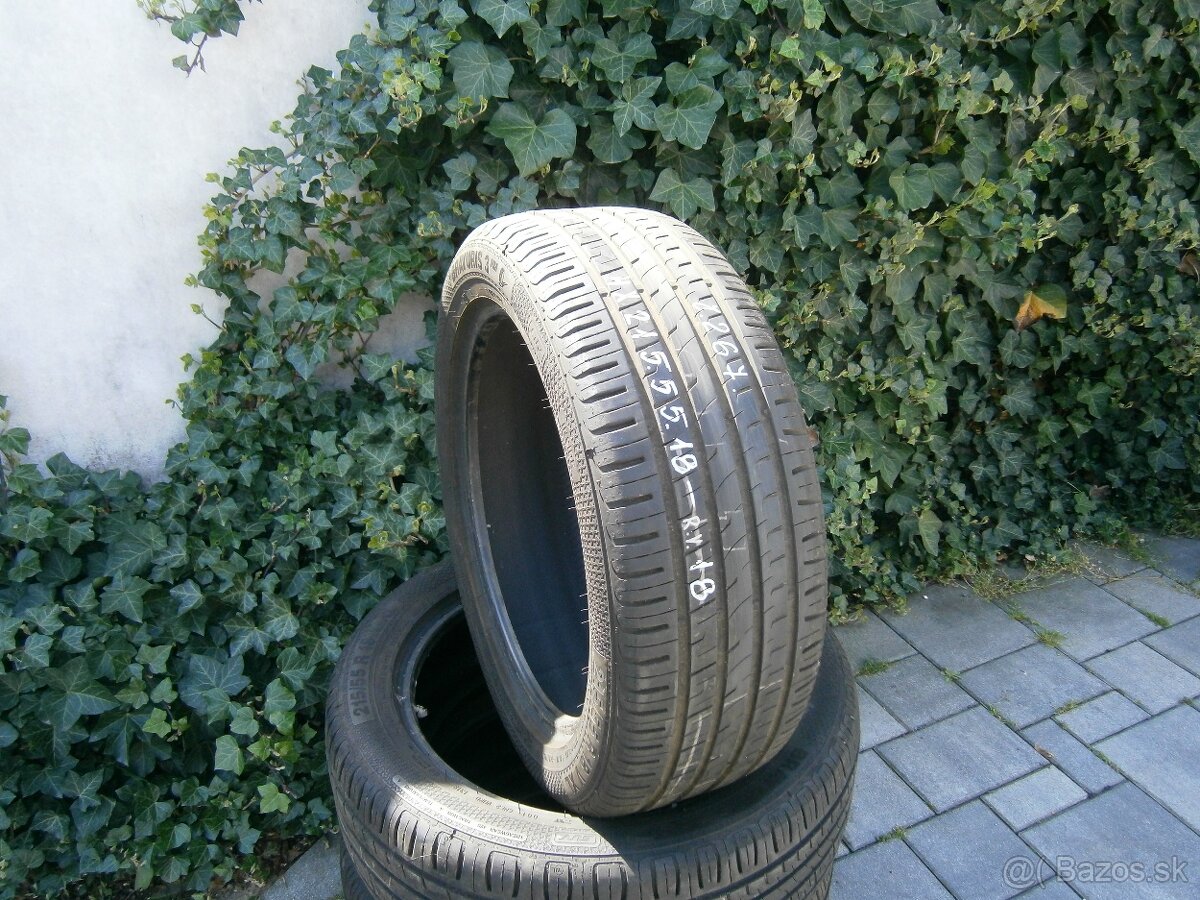 Predám 4x letné pneu Barum 215/55 R18 99VXL