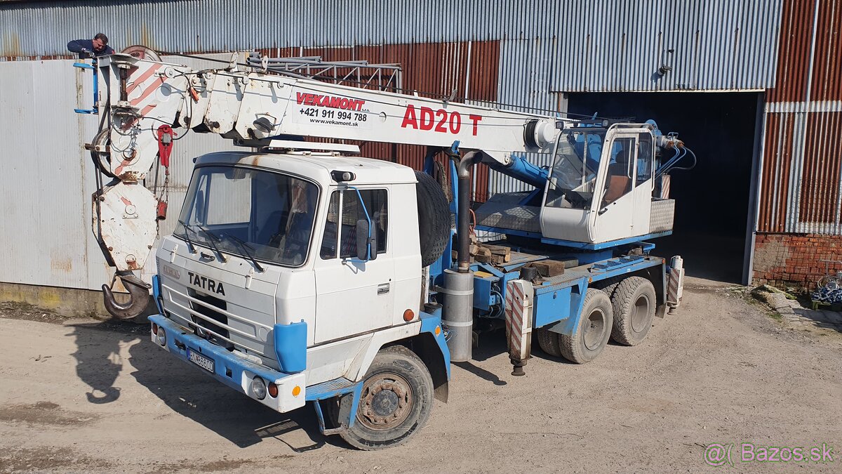 Autožeriav Tatra815 AD20T