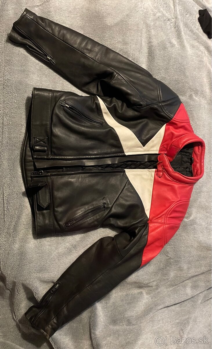 Kožená moto bunda