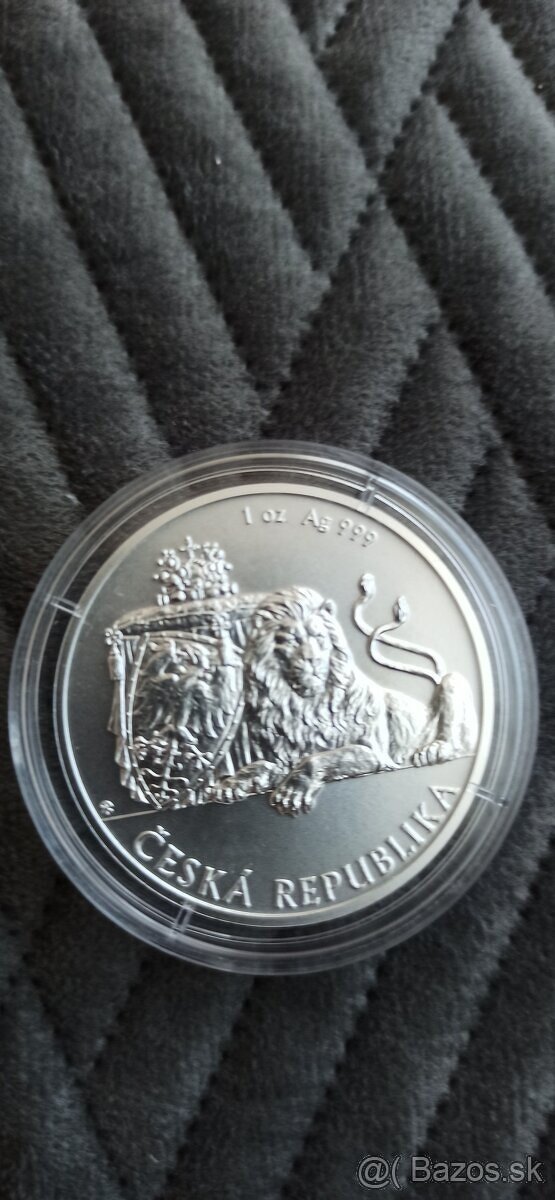 Český lev 2017 1oz Ag