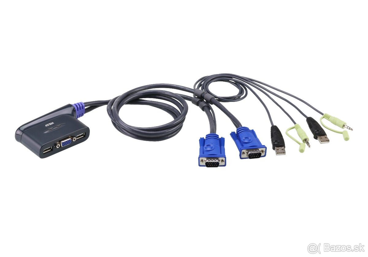 Predám ATEN CS62U 2-Port USB KVM Switch