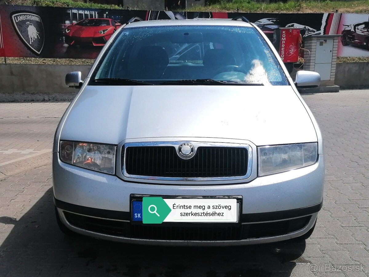 Škoda fabia 1.4 mpi