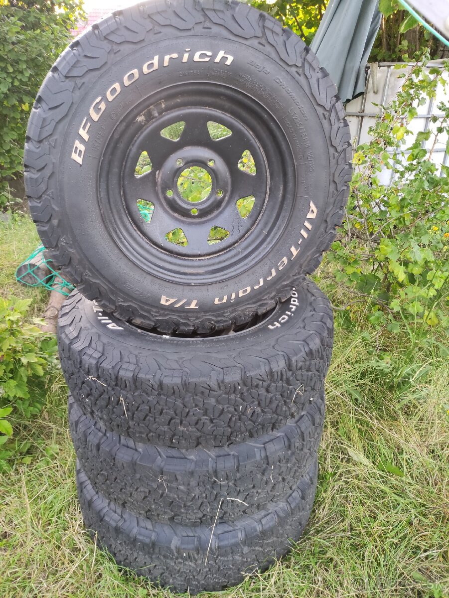 Disky 5x 127 r 16, offroad pneu 225/75 r16,,
