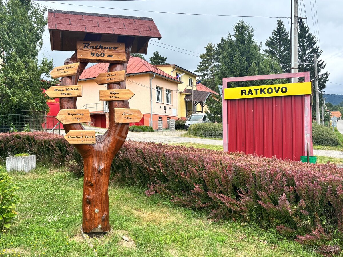Stavebný pozemok v obci Ratkovo, okres Martin