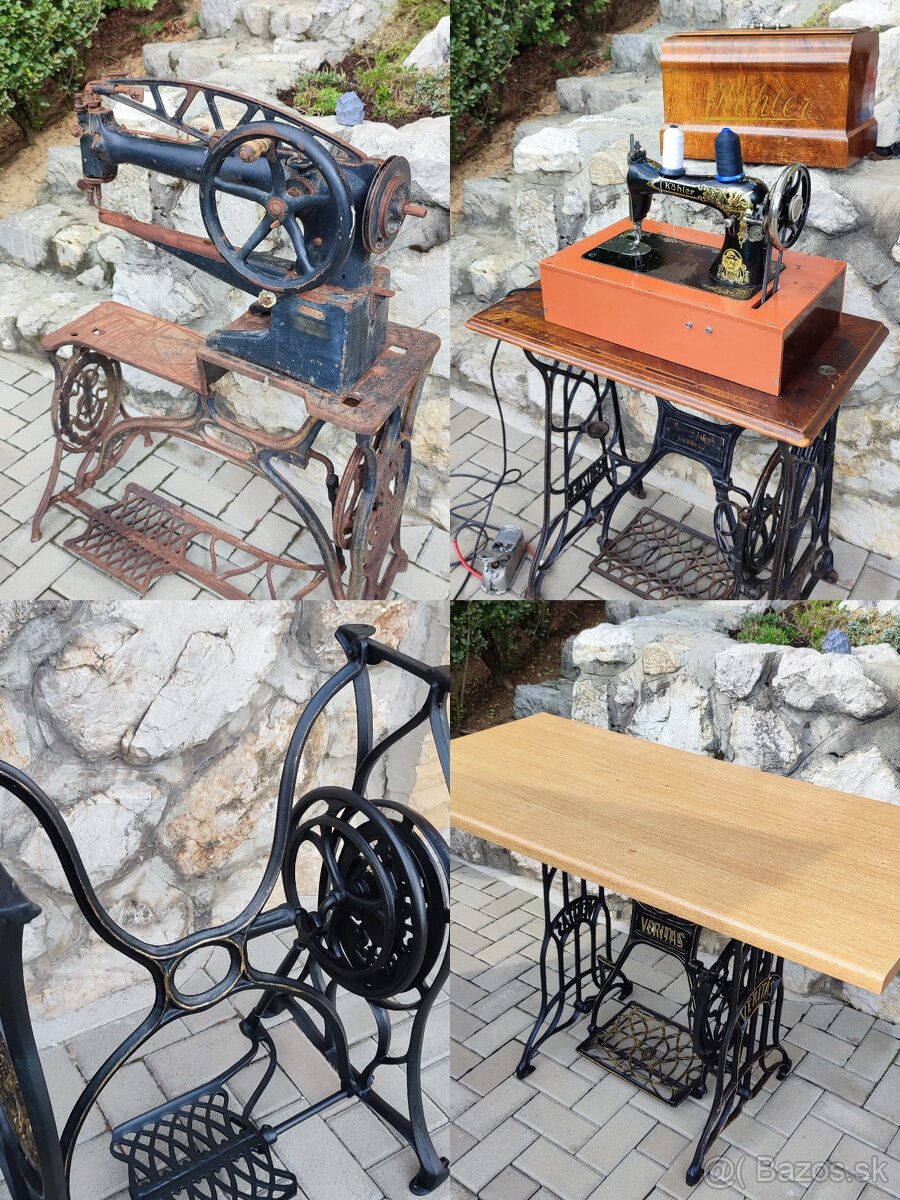 Šijacie stroje, konštrukcie viac ks