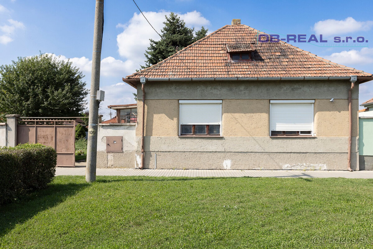 REZERVOVANÉ - Predaj 3izb RD s prístavbou zast. 150m2 na poz