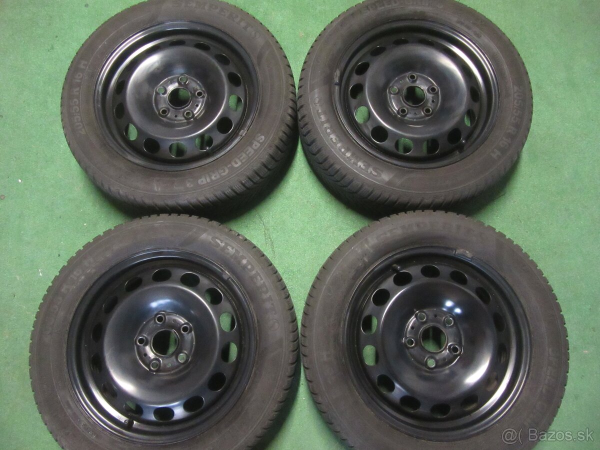 R16 Zimná sada octavia rozteč 5x112 205/55R16 semperit