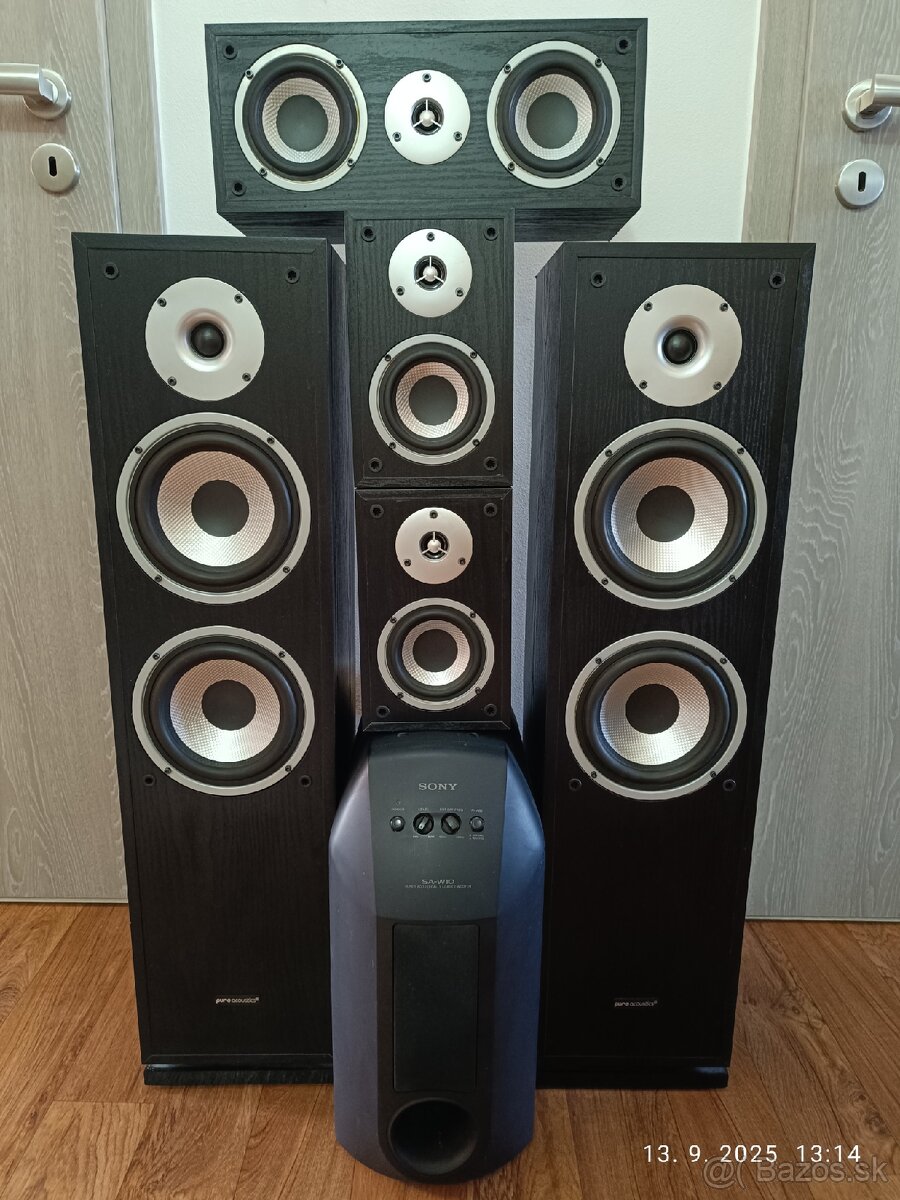 5.1 reprosústava SONY+PURE ACOUSTIC