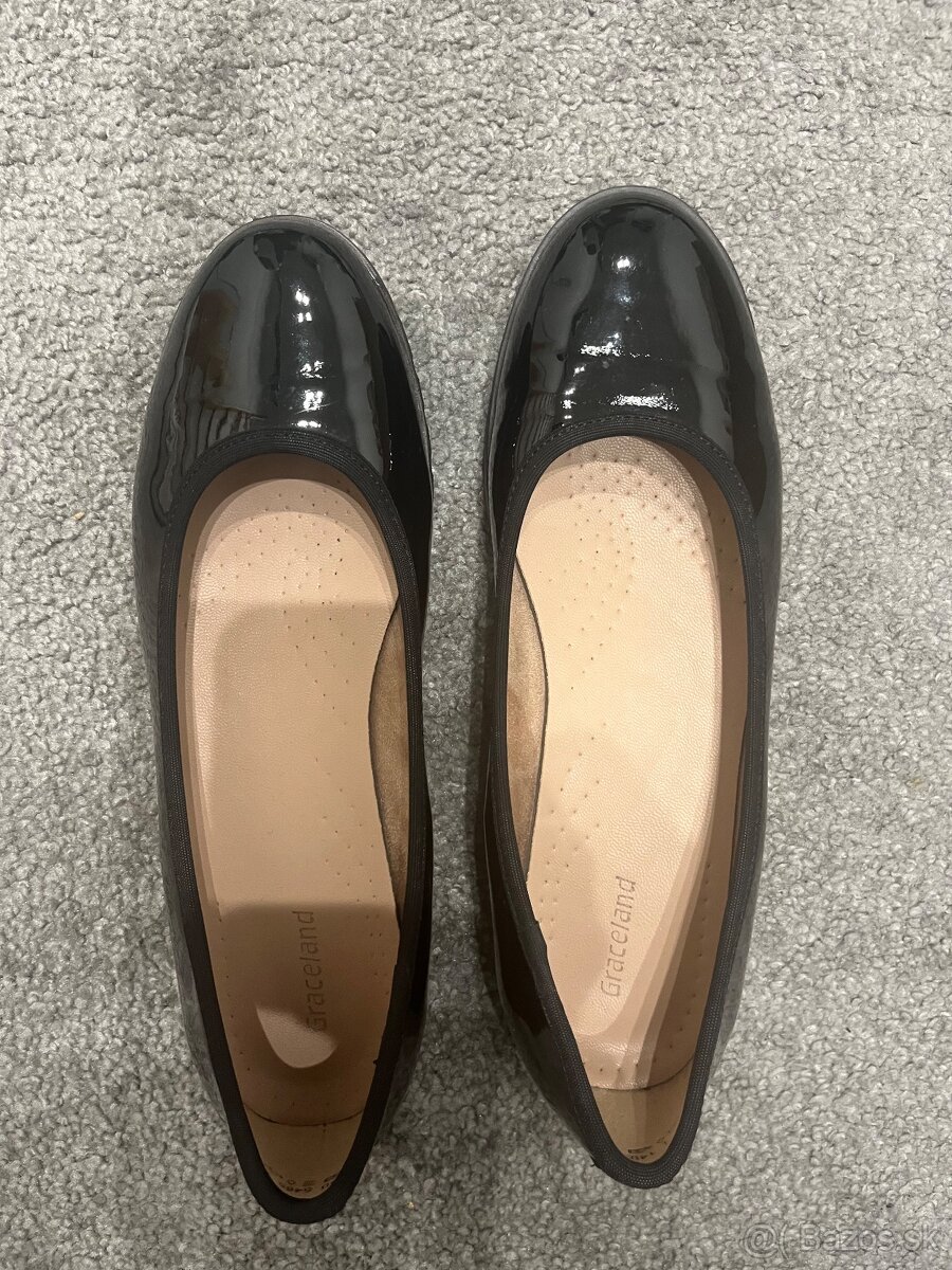 Čierne balerínky č.38